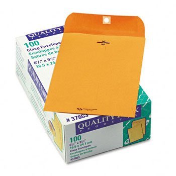 Quality ParkTM Clasp Envelope ENVELOPE,CLSP,6.5X9.5,KFT 43650301 (Pack of6)
