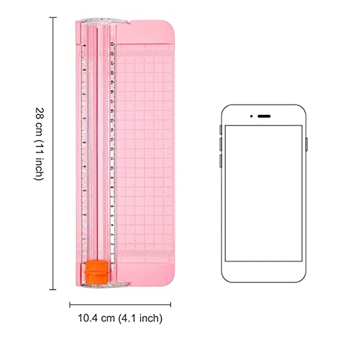 GFAZXDS Paper Cutter Paper Cutter Paper Cutter Paper Trimmer Photo Blades with Safeguard and Side Ruler for Office Home Stationery Paper Trimmer Suitable for Home, Office and School