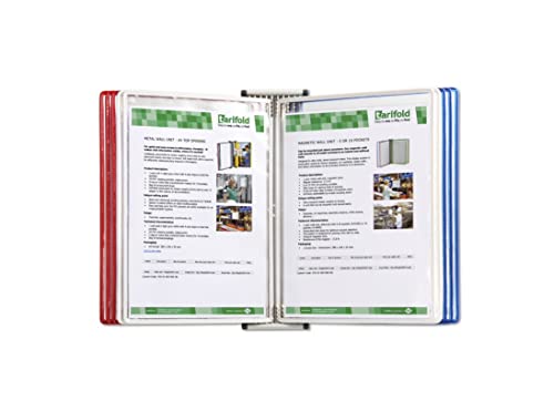 Tarifold Wall Mount Reference System, 10 Pockets, USA Colors