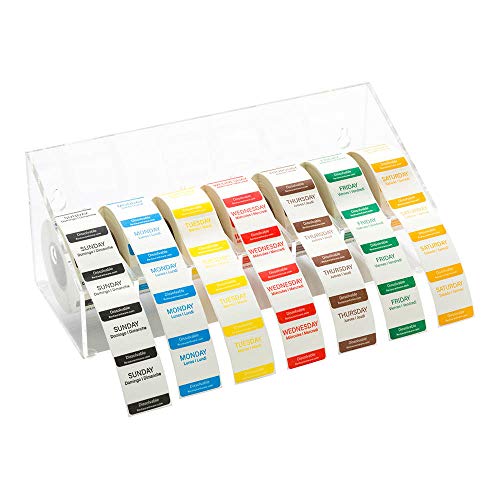 Restaurantware Clear Acrylic Label Dispenser, 14.5 x 3.5 x 3.5 in