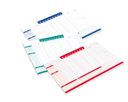 Set 3 Desk Planner Monochrome, Desk Pad 42 * 29.5