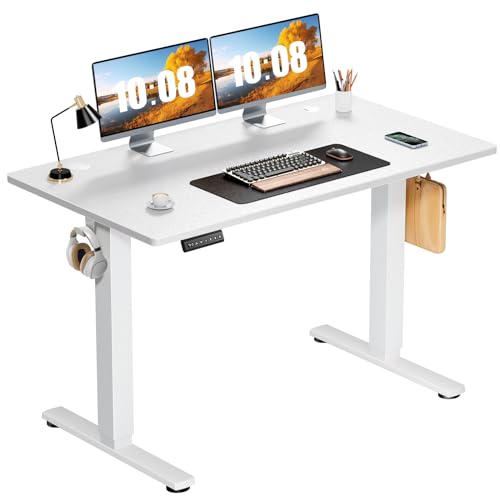 Sweetcrispy Electric Standing Desk, Computer Desk, 48x24 Inch