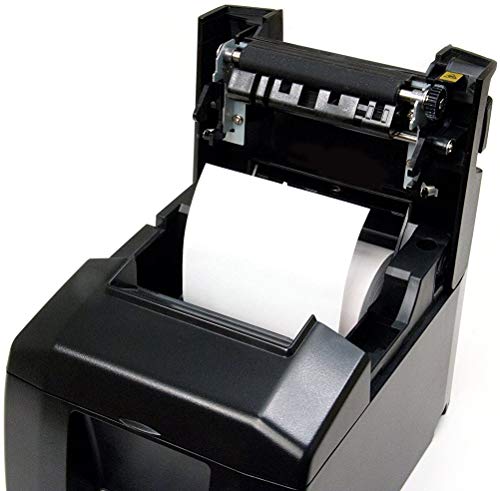 Star Micronics TSP654IID Serial Thermal Receipt Printer with Auto-cutter and External Power Supply - Gray
