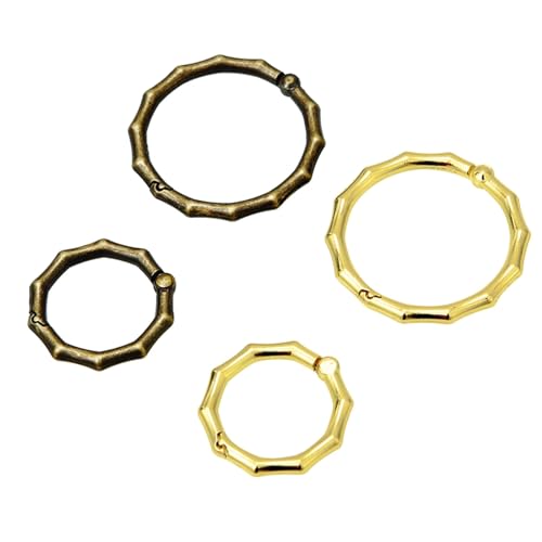 Binder Rings, 9 Pack Metal Book Binder Rings 20mm/30mm Inner Diameter Loose Leaf Hanging Small Cards(30mm)