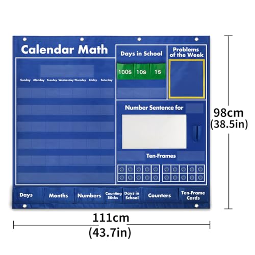 Calendar Pocket Chart Teaching for Date Math Counting
