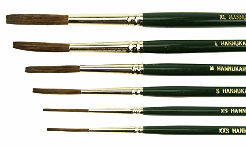 Andrew Mack Hannukaine Quill Brush Set Series 79 Size XXS - XL