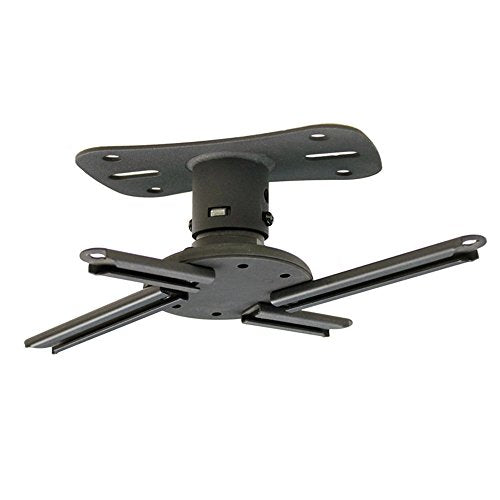 Kanto P101 Universal Projector Ceiling Mount, Black - Fits Most projectors and Supports up to 22lbs - Extends 9” to 12” Using Supplied Extension Tubes