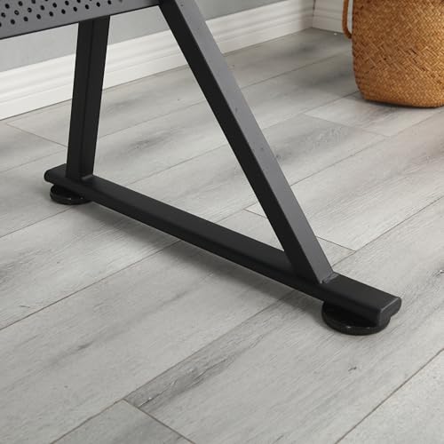 WZONICE98 Adjustable Drawing Drafting Table with 2 Drawers and Stool 330 lbs Capacity 0-75° Tilt Art Desk with Storage 26.77-35.82" Height Adjustable Craft Table for Home Office Bedroom Black