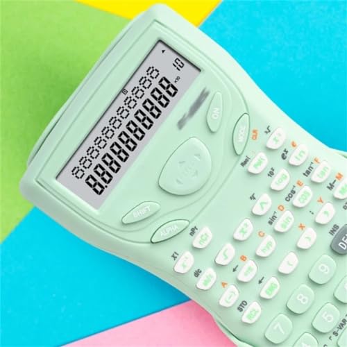 NSUQOA Portable Science Calculator 12-bit Widescreen Multifunction Test Tool Student Function