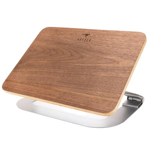 Under Desk Footrest for Active Sitting – Motion Rocking Foot Rest to Bounce & Fidget While You Work – Ergonomic Wooden Desk Foot Rest for Circulation & Focus – Hopper