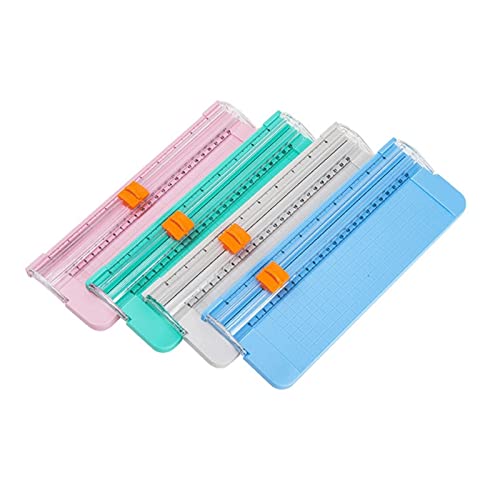 Paper Cutter Paper Cutter Paper Cutter Paper Trimmer Photo Blades with Safeguard and Side Ruler for Office Home Stationery Paper Trimmer Suitable for Home, Office and School