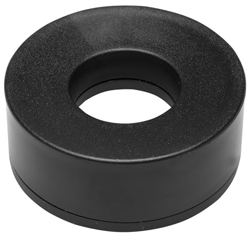 HAN 17652-32, i-Line Paper Clip Dispenser. Elegant, Attractive Accessory, Premium Quality with Ring Magnet, White-Black