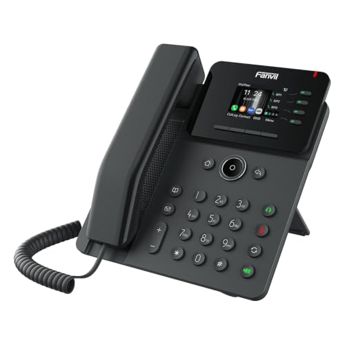 Fanvil V61G Prime Business Phone 2.4-inch (320x240) high-Definition Color Screen, Supports 4 SIP Lines, and Allows for a 6-Way Audio conferenc