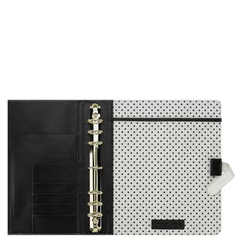 FranklinCovey - Miranda Ring-Bound Binder for FranklinCovey Planners | Simulated Leather - Snap Binder (Monarch, Striped)