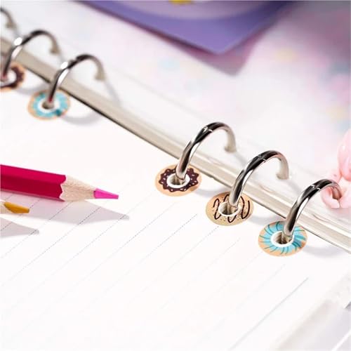 20 Sheets Hole Punch Protector Labels Self Adhesive Loose Leaf Reinforcement