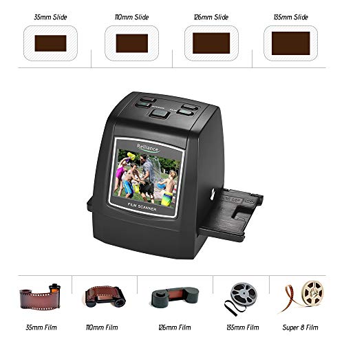 Docooler Film Slide Scanner 14MP/22MP 35mm 135mm 126mm 110mm 8mm Color Monochrome Negative Film into Digital Picture