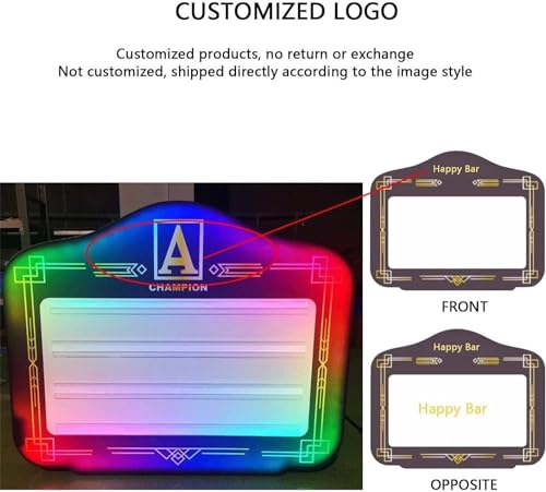 Changeable Letters LED Club Bottle Presenter,VIP Bottle Service Sign,LED Letter Bottle Presenter,Hand Holding Luminous LED Presenter,For Night Club/Lounge Bar/Party,B