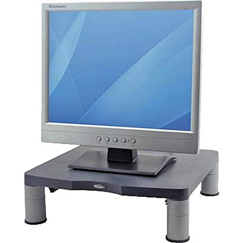 Fellowes® Monitor Riser, 4" H x 13 1/8" W x 13 1/2" D, Graphite
