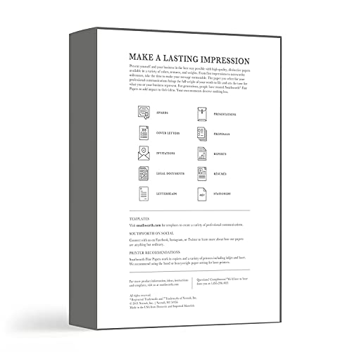 SOU404IC - Southworth 25% Cotton Business Paper