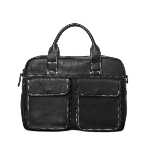 YNBJIL Casual Men's Handbag Business Briefcase Large Shoulder Messenger Document Bag for 14" Laptop