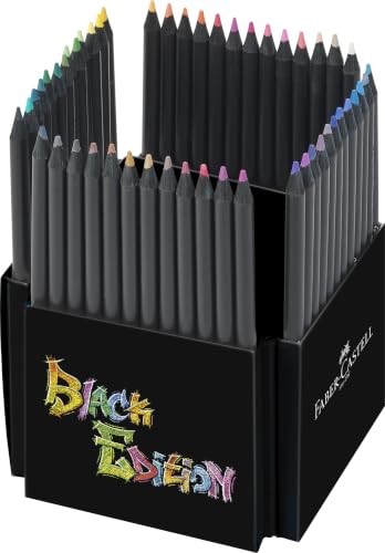 Faber-Castell Black Edition Colored Pencils, 1 Count (Pack of 50)