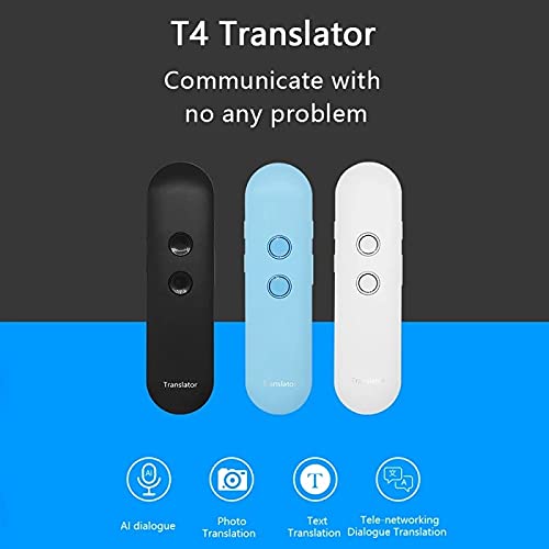 Portable Smart Voice Language Translator T4 Instant Two Way 42 Languages Translation for Business Travel