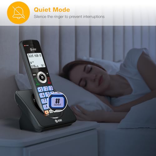 AT&T 2-Handsets Landline Home Phone with Call Blocker, GL2101-21