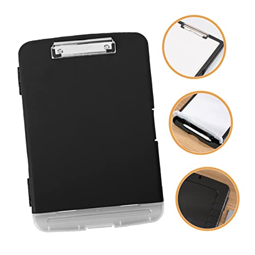 folders, File Folder, Storage Clip for A4 Holder Acrylic Writing Clipboards Plastic Folder Document Clip Plastic Document Folders Pouch Pp Clipboard Clip Light Office(36.5X25X3CMx4pcs)