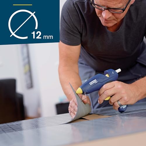 Rapid CG270 Wireless Hot Glue Gun for 12 mm Glue Sticks, 350 g/h, 3 Minutes Heating Time, Craft & DIY Projects, Ergonomic Design