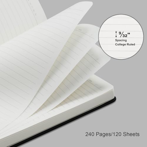 Comix 24 Pack Lined Journal Notebooks for Work, 240 Pages, 5.5" x 8.3"