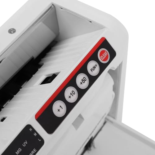 Money Counter Machine, Portable Bill Counter with MG Detection and LED displays, 800 Notes/Min Banknote Counter for Small Business Home Office Retail