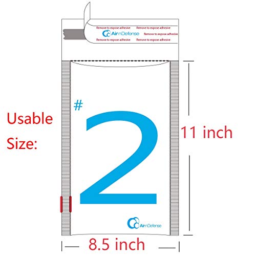 20/100/200/400/1000/2000/3000 pcs #2 8.5x12 Kraft Bubble Padded Envelopes Mailers Shipping Bags AirnDefense (400)