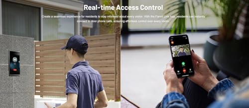 Fanvil i68 Face Recognition SIP Video Door Phone with 8" Touchscreen, HD Camera, IP66/IK07 Waterproof, PoE, RFID Access Control, Wi-Fi, Bluetooth