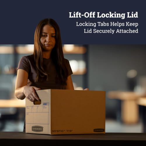 FEL7150001 - Filing Storage Box with Locking Lid