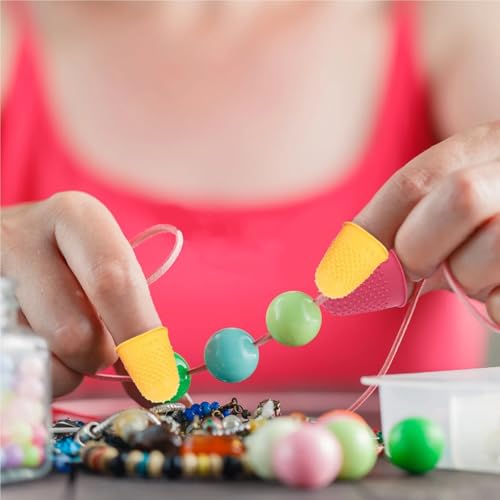 20pcs Rubber Finger Protectors, Non-Slip Reusable for Household & Gaming