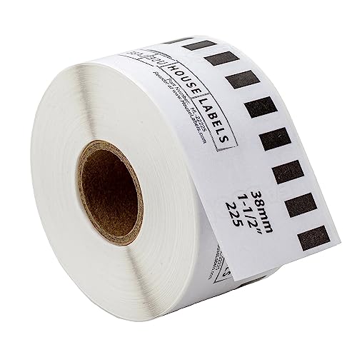 HouseLabels Compatible with Brother DK-2225, 1-1/2" x 100'