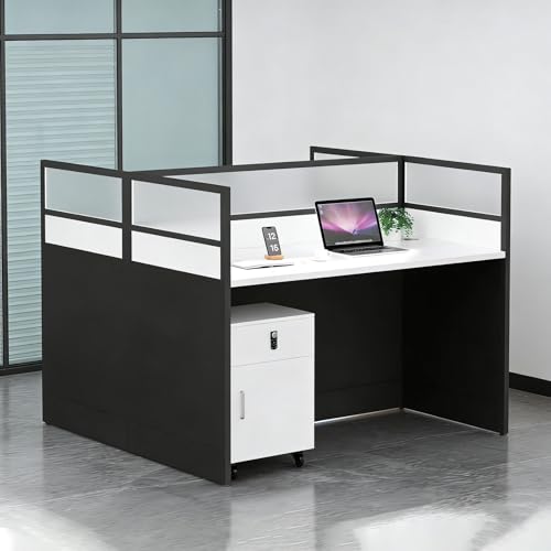 UZZUR Quiet and Private Cubicle desks(A-2P face-to-face, with Cabinet)