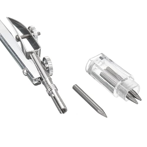 KLJUHGTR Metal Drawing Tool Math Compass Set School Supplies Stationery