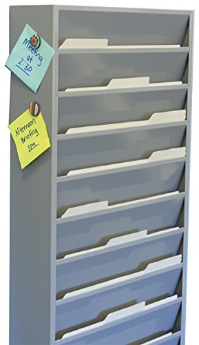 Displays2go Office File Folder Wall Rack