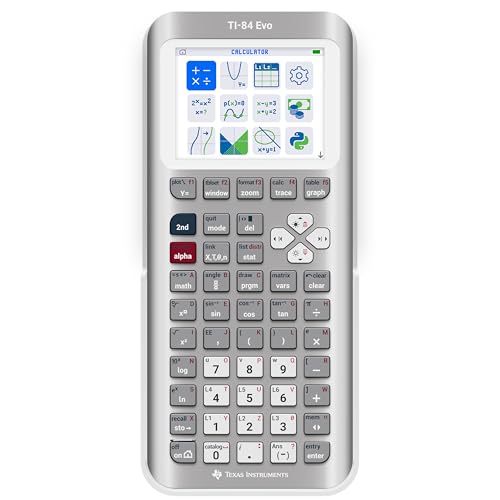 TI-84 Evo Graphing Calculator Texas Instruments, Silver