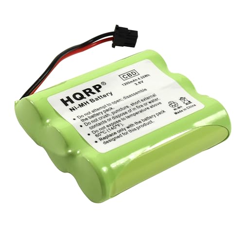 HQRP 10-Pack Cordless Phone Battery for Uniden BT-1006 BT1006 EXI916, EXI917 EXI960 EXI976 EXI8965 EXI916 EXI917 EXI960 EXI976 Replacement Extended High-Capacity