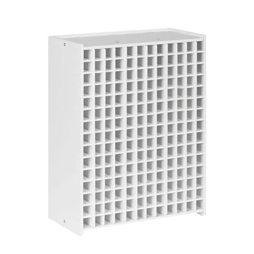 HGKdtRY Most Slots Marker Holder Art Supply Organizers for Desk Pens and Colored Pencils with Removable Divider Storage D2RD Moving Supplies(White 180 Holes)