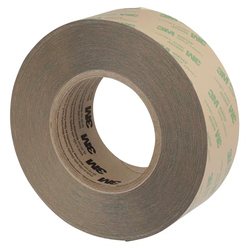 3M Adhesive Transfer Tape 468MP, Clear, 2 in x 60 yd, 5 mil, 1 Roll
