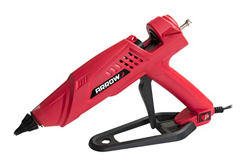 Arrow Fastener 300-Watt Heavy Duty Professional Electric Hot Melt Glue Gun for Crafts, Construction, and Wood, Clear