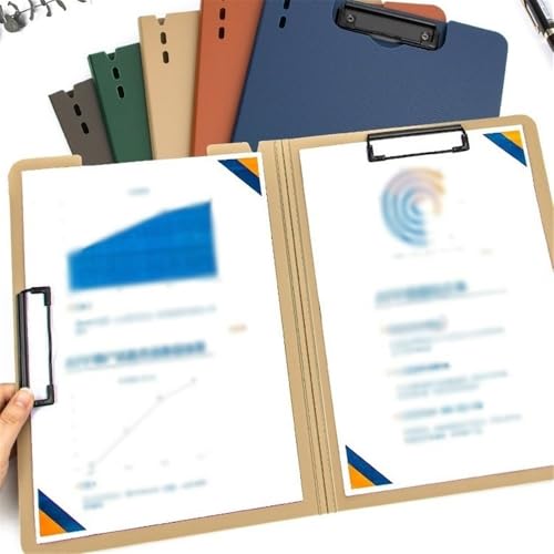 Filing Envelopes 2 Pcs Single Clip A4 Folder Multifunction Can Be Folded Writing Pad Data Storage Office Supplies Plastic Folders