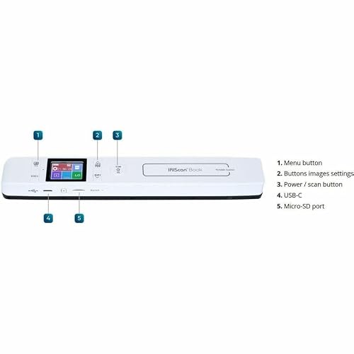 Iris 464669 IRIScan Book 7 Portable Scanner