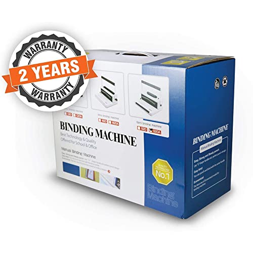 Coilbind S20 Spiral Coil Binding Machine for Office – Heavy Duty Hole Punch Electric Coil Inserter – Adjustable Margins – Clean Binding - Free Crimper Tool & 100 Coils – 4:1 Pitch – 20 Sheet Capacity