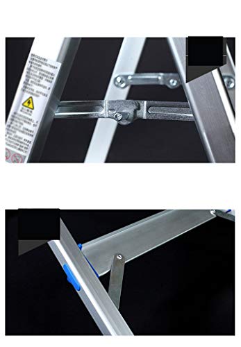 FLYIFE Step Stool Two Step Ladder Stool, Three Four Steps Outdoor Metal Ladder, Office Factory Double Side Ladder Super Light Stepladders Household Ladder/43 X 46 X 50Cm