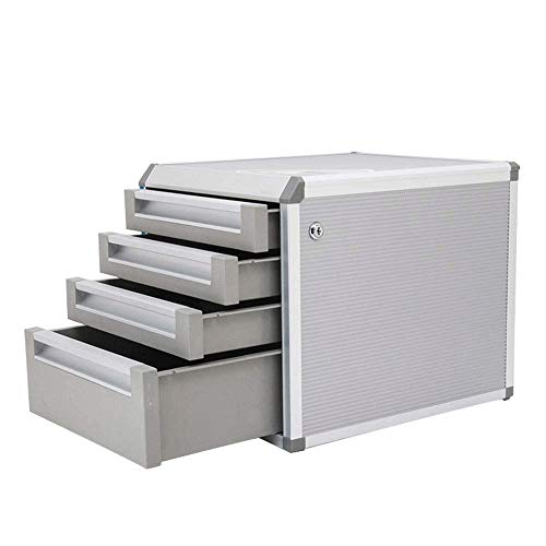 YUQKAI File Manager- Desktop File Cabinet Multi-Layer Drawer Storage Box Password Lockable Data Cabinet Office Supplies Tidy Desk Organiser