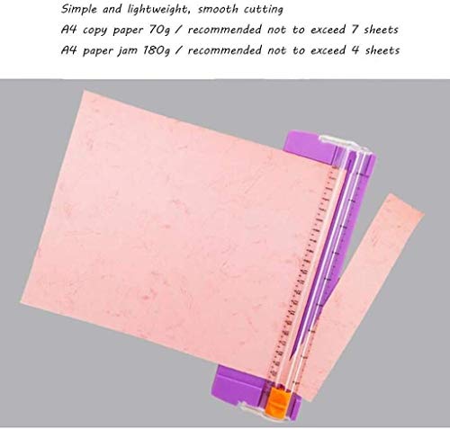 Yesmya Paper Cutter Rotary Trimmer Paper Cutter, Small Foldable Paper Cutter, A3A4A5 Photo Cutting Machine, (Color : Blue)